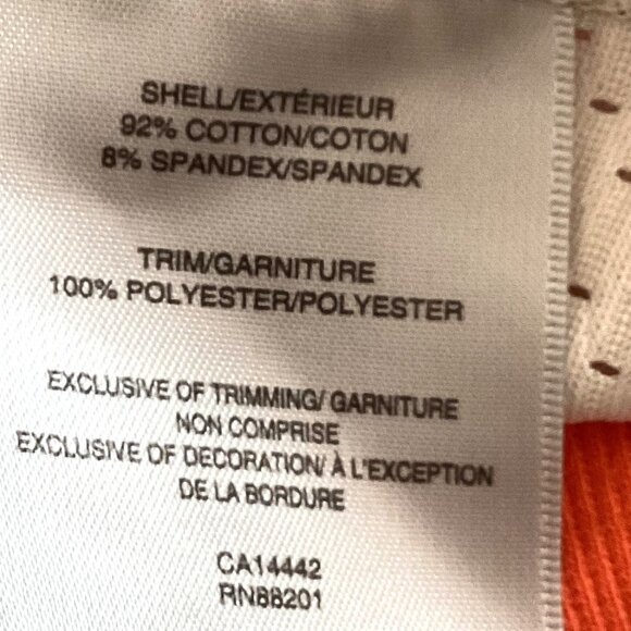 MPG Women's Thin Sweatshirt / Top 3/4 Sleeves Mesh Sides Color Block Size M - Picture 7 of 8